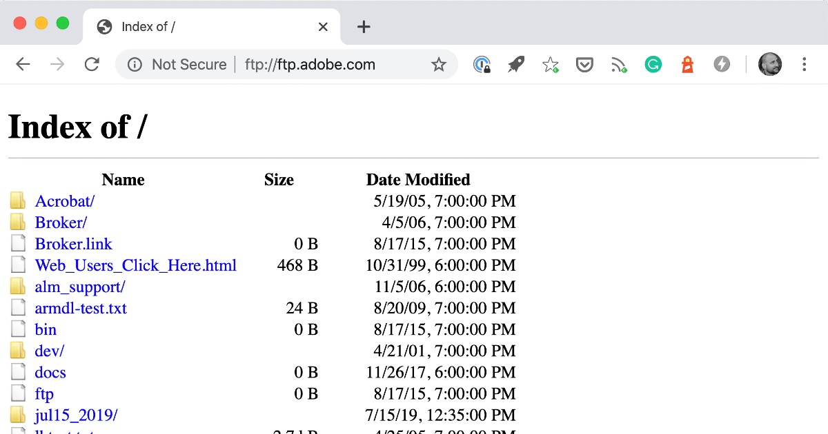 FTP File Transfer Protocol